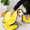 Absorbent Cotton Pet Bath Towel for Dogs & Cats
