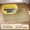 Double-Layer Cat Litter Mat with Collection Pocket