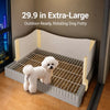 Dog Potty Tray with Splash Guard for Small to Large Dogs