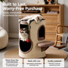 Cat Scratching Tower with Sisal Barrel and Resting Platforms