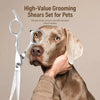 Stainless Steel Pet Grooming Shears for Trimming and Coat Blending