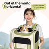 PETSFIT Canvas Pet Carrier Backpack for Cats & Dogs