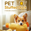 Plush Squeaky Dog Toys in Duck, Football & Pizza Designs