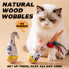 Feather Wobble Cat Toy for Interactive Play