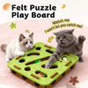 Interactive Plush Cat Toy with Bells