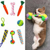 Squeaky Rope Chew Toy for Small and Medium Dogs