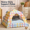 Semi-Enclosed Tent Pet Bed