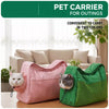 Portable Mesh Pet Carrier Bag for Shoulder or Crossbody Carry