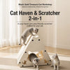 Triangular Cardboard Cat Scratcher House