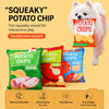 Plush Potato Chip Crinkle Toy for Dogs and Cats