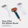 Dual-Sided Deshedding and Detangling Brush for Dogs and Cats