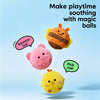 Squeaky Textured Ball Dog Toy