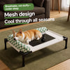 Portable Elevated Pet Cot with Removable Cushion