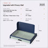 Dog Toilet Tray with Wall Panel and Pull-Out Drawer