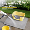 Double-Layer Cat Litter Mat with Collection Pocket