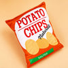 Plush Potato Chip Crinkle Toy for Dogs and Cats