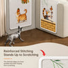Wall-Mounted Cat Scratching Board with Braided Cotton Rope