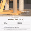 Cat Tree with Scratching Post, Enclosed Cat House & Platforms