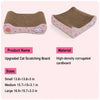 Petal-Shaped Corrugated Cardboard Cat Scratcher