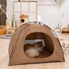 Enclosed Portable Pet Tent Bed for Cats and Small Dogs