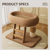 Integrated Cat Scratcher and Resting Bed