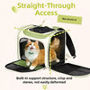 PETSFIT Canvas Pet Carrier Backpack for Cats & Dogs