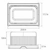 Dog Toilet Tray with Wall Panel and Pull-Out Drawer