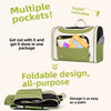 PETSFIT Canvas Pet Carrier Backpack for Cats & Dogs