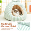 Enclosed Tent Pet Bed for Cats and Small Dogs