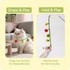 Felt Persimmon Cat Teaser Toy with Bell