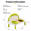 Elevated Ceramic Double Pet Bowls for Cats and Dogs