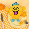 Waffle Plush Cat Toy with Crinkle Paper and Catnip
