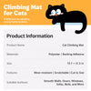 Wall-Mounted Cat Scratcher with Adhesive Backing
