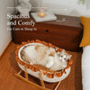 French-Style Cat Bed for Indoor Lounging