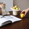 Fafa Ceramic Pet Bowl with Wide Opening