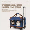 Foldable Polyester Pet Carrier for Cats and Dogs