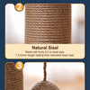 Vertical Sisal Cat Scratching Post with Cat Tree Structure