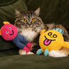 Waffle Plush Cat Toy with Crinkle Paper and Catnip