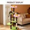 Large Wooden Cat Tree with Sisal Scratching Posts