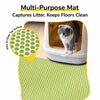 Double-Layer Cat Litter Mat with Collection Pocket