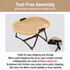 Oval Foldable Elevated Pet Cot for Cats and Dogs