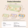 Ceramic Double Bowl Slow Feeder Set for Pets