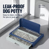 Dog Toilet Tray with Wall Panel and Pull-Out Drawer