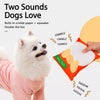 Plush Potato Chip Crinkle Toy for Dogs and Cats