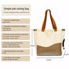 Canvas Pet Carrier Shoulder Bag with Mesh Panels