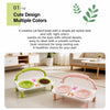 Elevated Ceramic Double Pet Bowls for Cats and Dogs