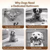 Drawer-Style Dog Potty Tray for Small, Medium & Large Dogs