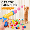 Cat Ball Launcher Toy with Plush or EVA Balls