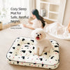 Cotton-Linen Pet Bed Cushion for Small Dogs & Rabbits