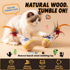 Feather Wobble Cat Toy for Interactive Play